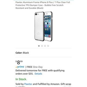 Pawtec Aluminum Frame iPhone 8 Plus / 7 Plus